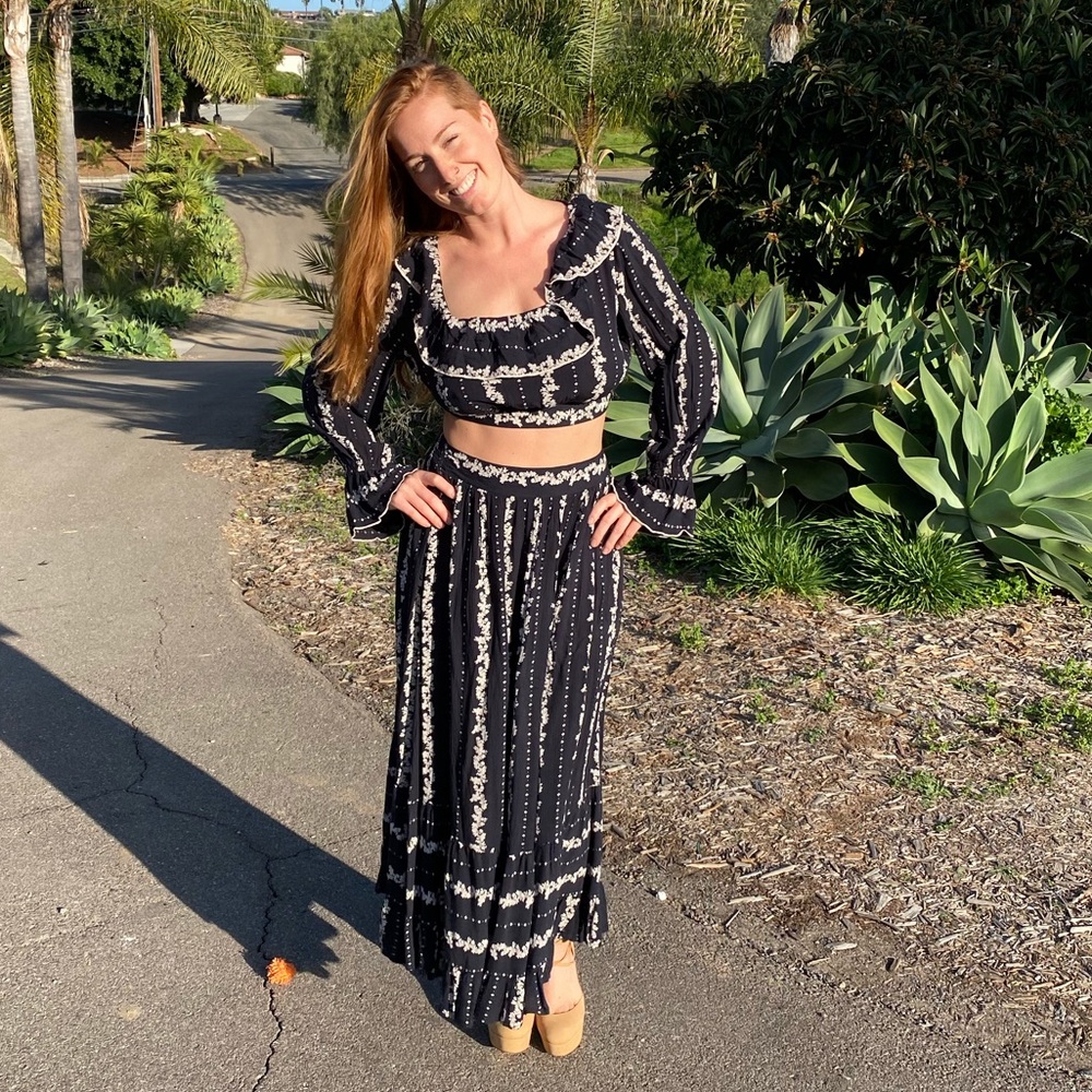Free People Skirt Set